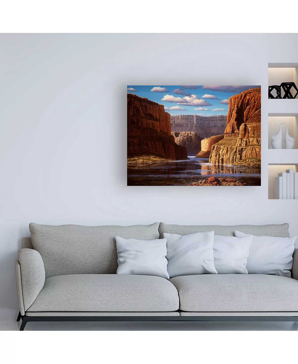 Trademark Global R W Hedge Pristine Sanctuary Canvas Art - 36.5 X 48 - Image 3