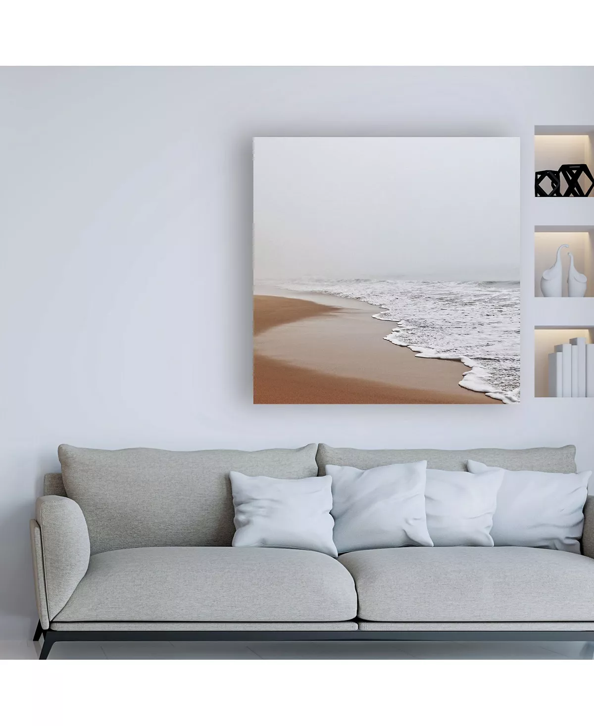 Trademark Global Beata Czyzowska Young BC Foggy Ocean Canvas Art - 19.5 X 26 - Image 3