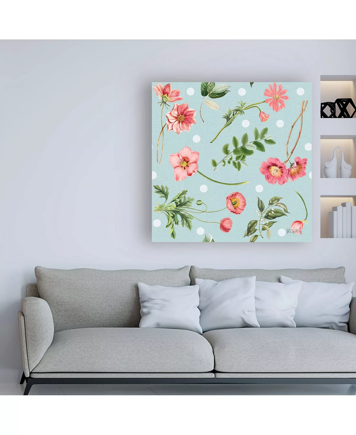 Trademark Global Katie Pertiet Studio Botanicals Pattern IB Canvas Art - 19.5 X 26 - Image 3