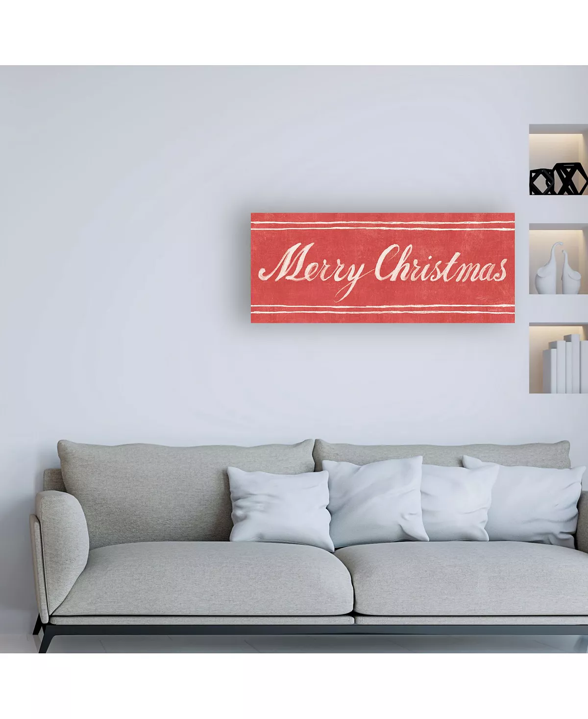 Trademark Global Danhui Nai Flour Sack Holiday XIII Canvas Art - 15.5 X 21 - Image 3