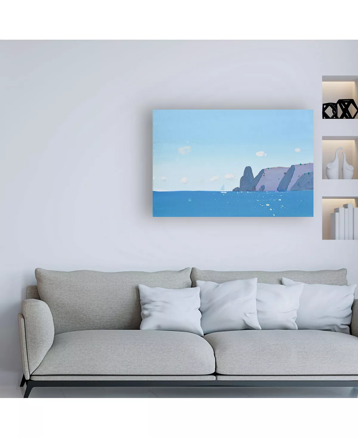 Trademark Global Igor Nekraha Blue Fiolent Canvas Art - 19.5 X 26 - Image 3