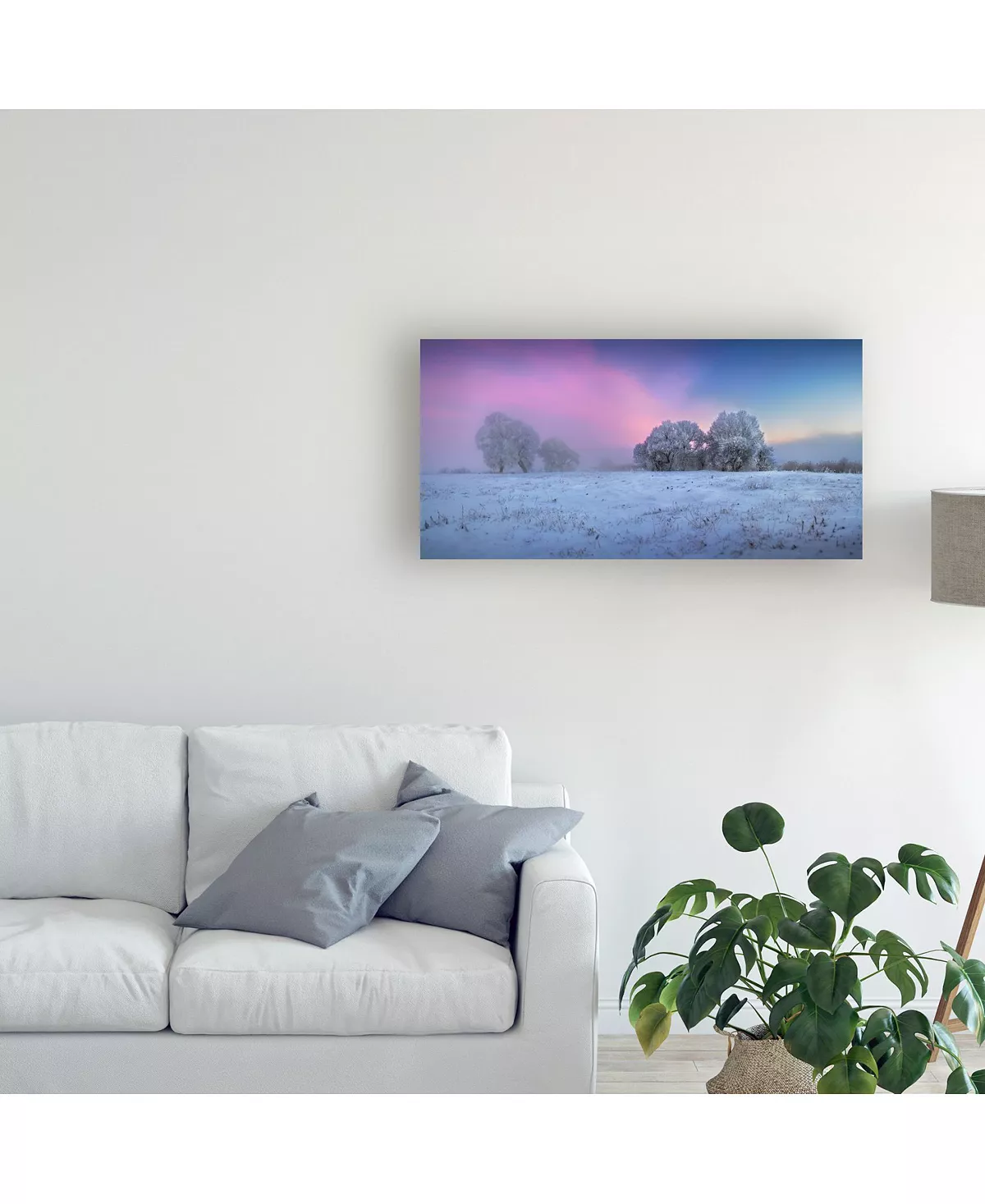 Trademark Global Sergei Shabunevich Trees Covered In Snow Canvas Art - 20 X 25 - Image 3