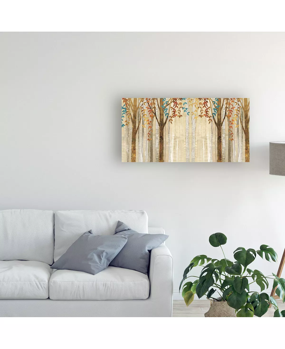 Trademark Global Avery Tillmon Down To The Woods Autumn Teal Crop Canvas Art - 20 X 25 - Image 3