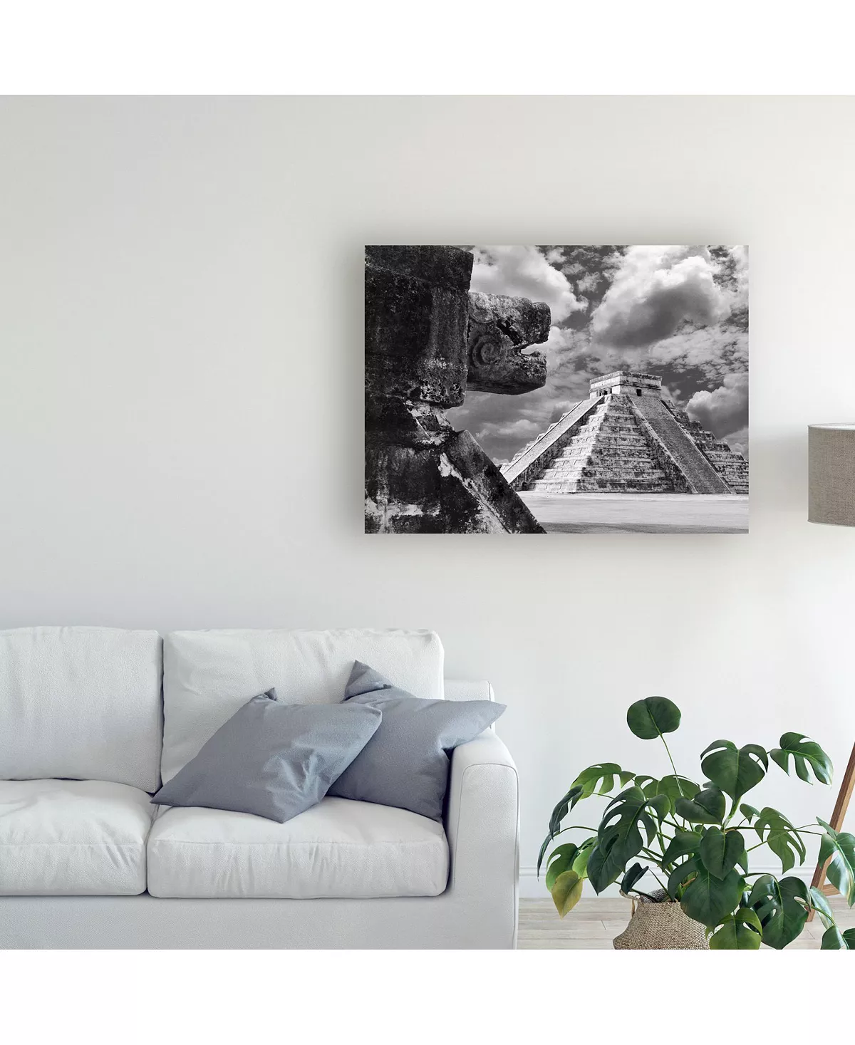 Trademark Global Monte Nagler The Serpent And The Pyramid Chechinitza Mexico Canvas Art - 20 X 25 - Image 3