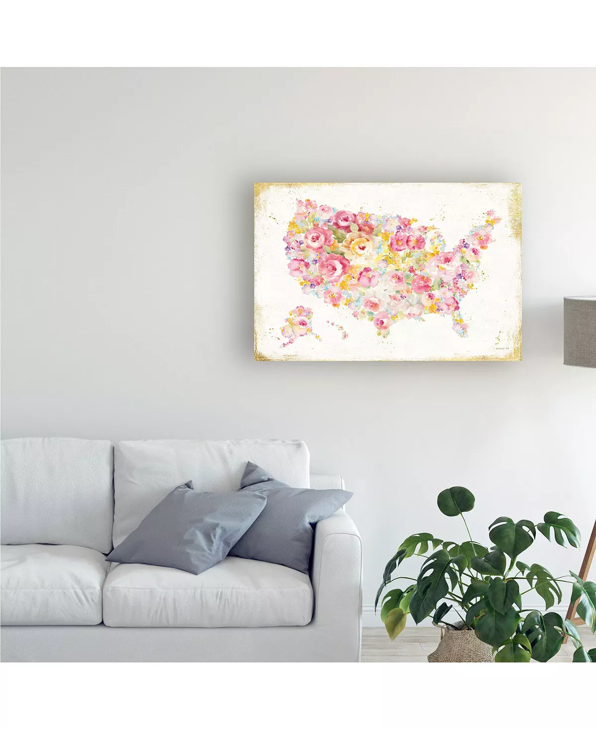 Trademark Global Danhui Nai Midsummer USA Canvas Art - 36.5 X 48 - Image 3