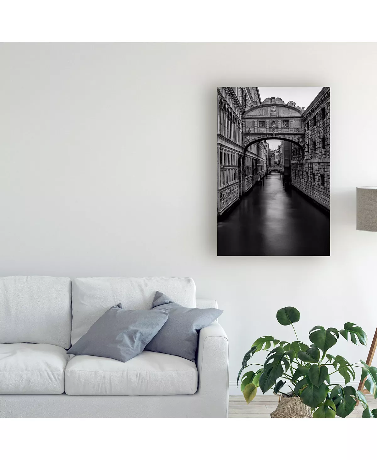 Trademark Global Danny Head B&W Bridge Of Sighs Canvas Art - 36.5 X 48 - Image 3