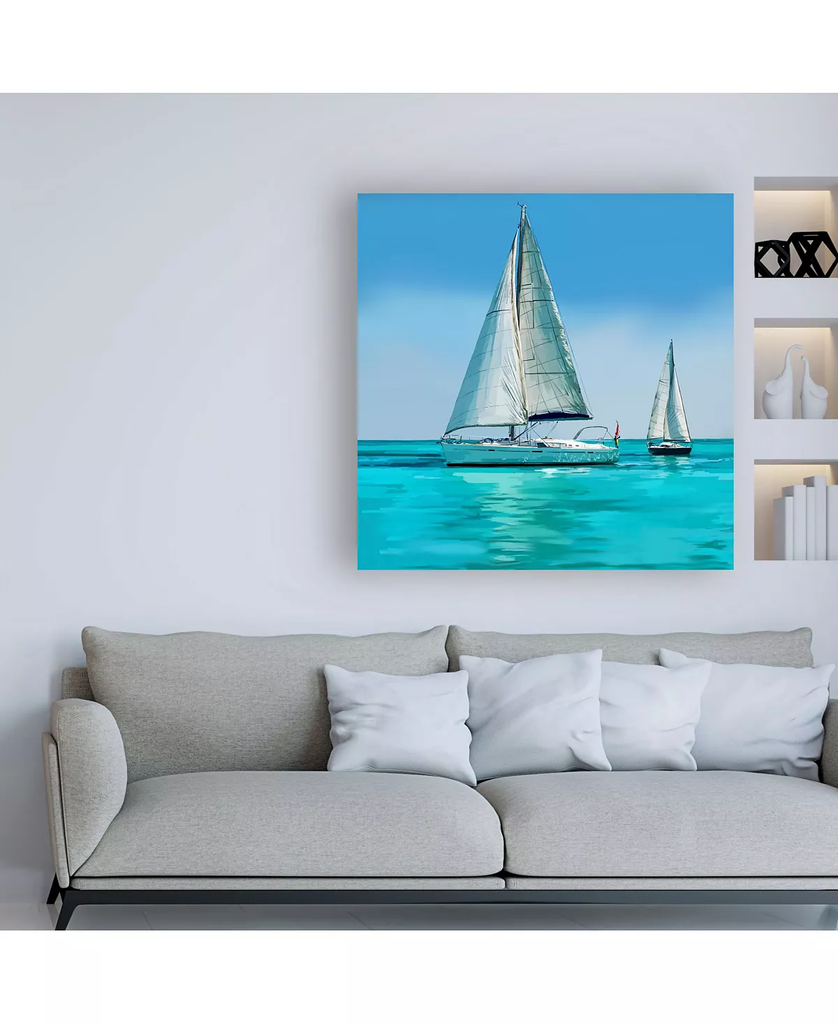 Trademark Global Emily Kalina Sailing Portrait IV Canvas Art - 15.5 X 21 - Image 3