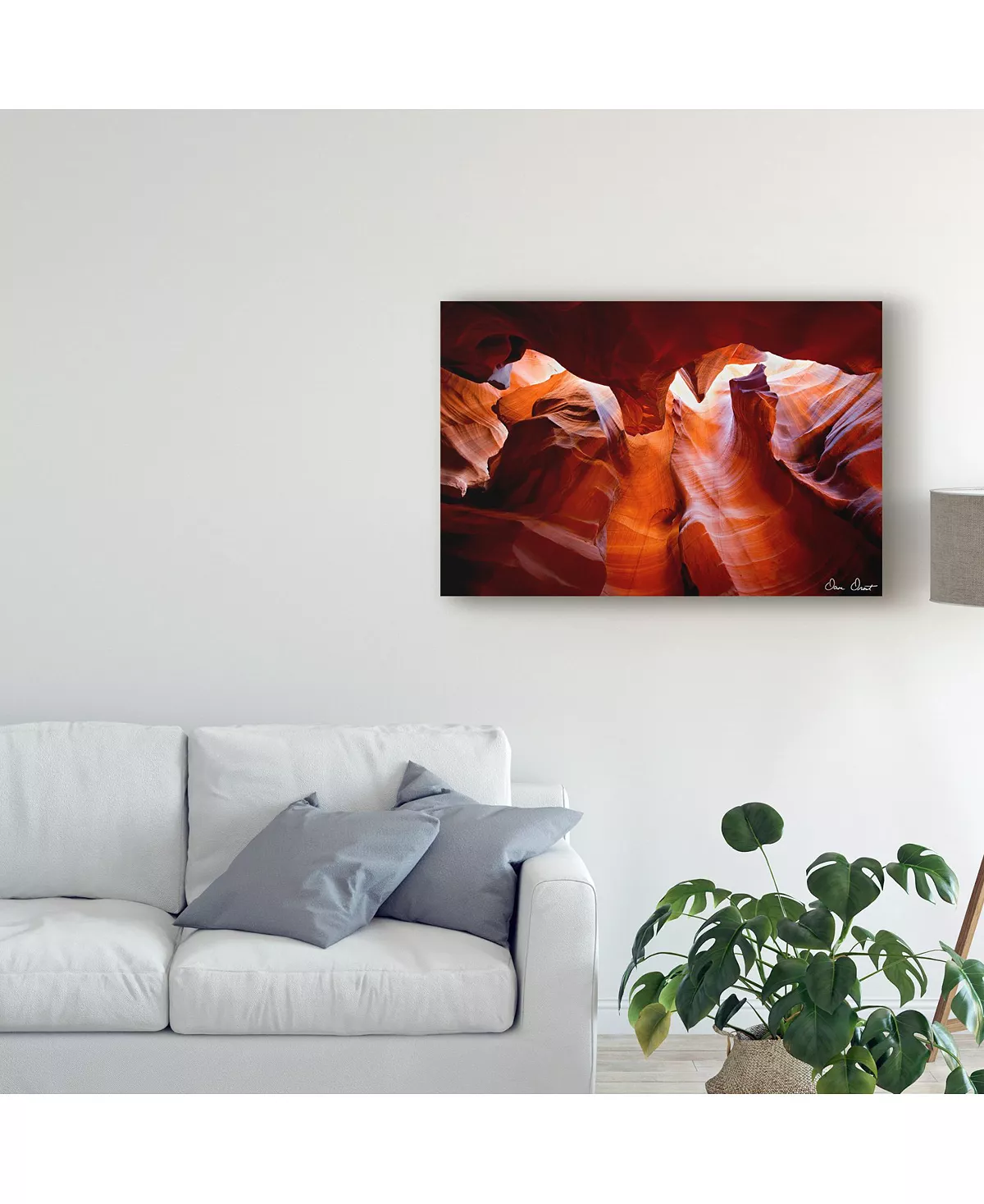 Trademark Global David Drost Sun Shining Through Canyon VII Canvas Art - 15 X 20 - Image 3