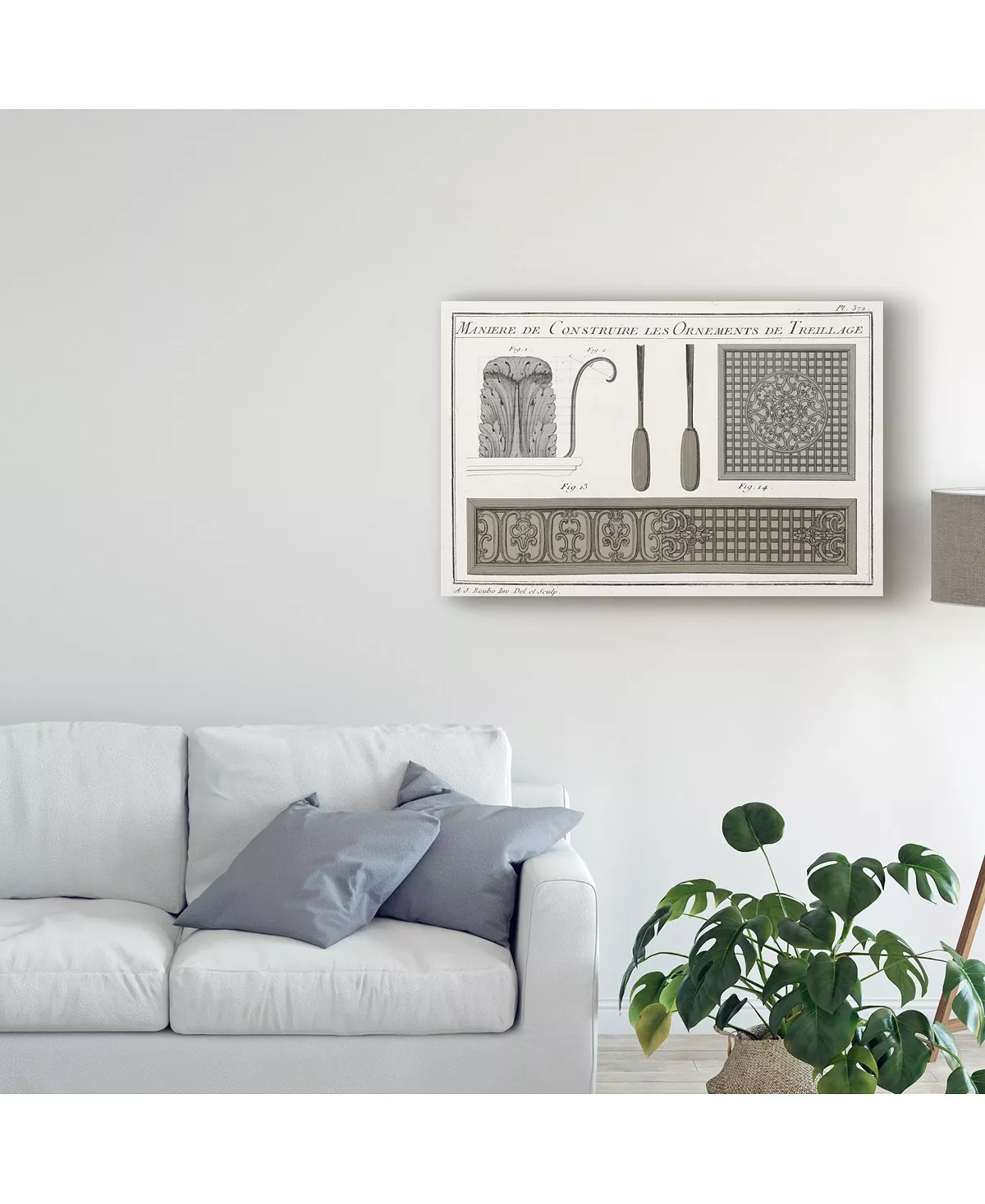 Trademark Global Vision Studio Survey Of Architectural Design II Canvas Art - 37 X 49 - Image 3