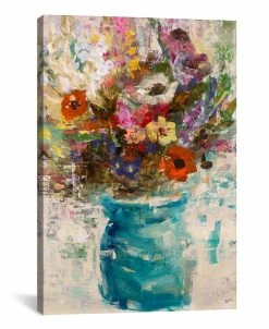 ICanvas Vase Study By Julian Spencer Wrapped Canvas Print - 26 X 18