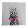 ICanvas Mrs. Pineapple By Chelsea Victoria Wrapped Canvas Print - 26 X 26