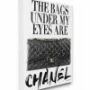 Stupell Industries Glam Bags Under My Eyes Black Bag Canvas Wall Art, 24 X 30