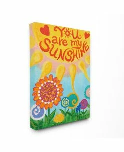 Stupell Industries The Kids Room You Are My Sunshine Canvas Wall Art, 30 X 40