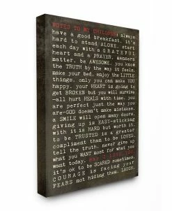 Stupell Industries Notes To My Children Canvas Wall Art, 30 X 40