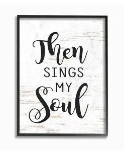 Stupell Industries Then Sings My Soul Framed Giclee Art, 16 X 20