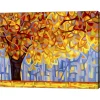 Metaverse October Gold By Mandy Budan Canvas Art, 30 X 24