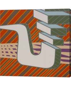 Metaverse Lines Project 60 By Eric Carbrey Canvas Art, 36 X 36