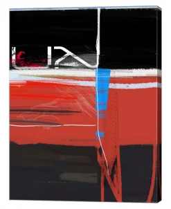 Metaverse Blue Mark By Naxart Canvas Art, 27 X 36