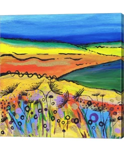 Metaverse A Tropical Summer By Caroline Duncan Art Canvas Art, 27 X 28