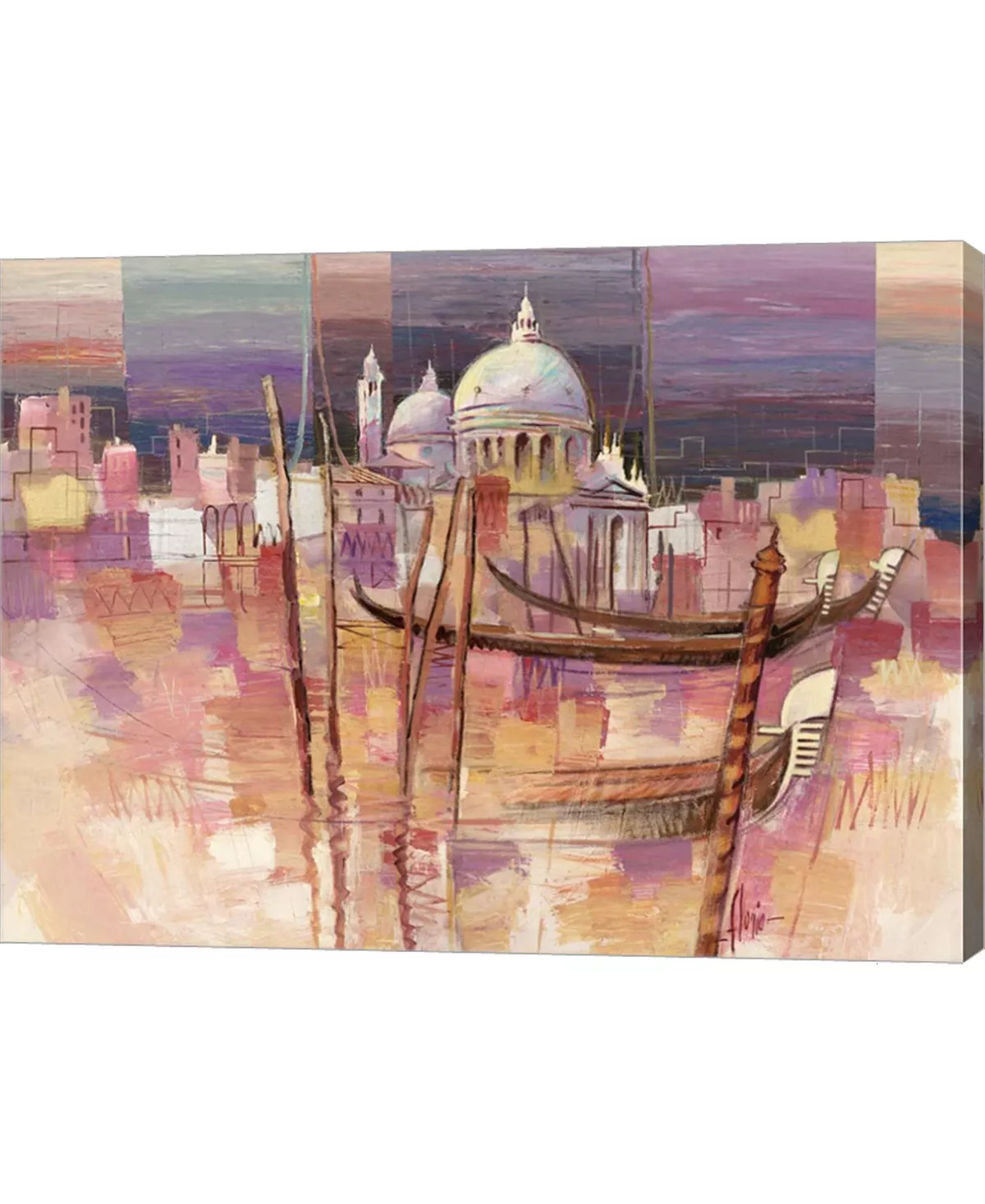 Metaverse Riflessi A Venezia By Luigi Florio Canvas Art, 26.5 X 20