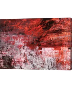 Metaverse Rosso Tramonto By Italo Corrado Canvas Art, 26.5 X 20
