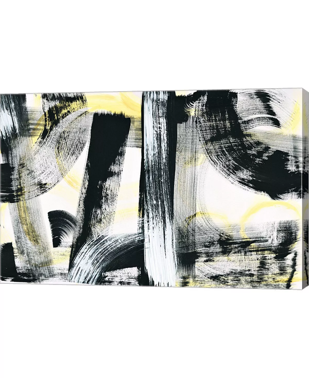 Metaverse LPs In 33 Light Yellow By Sue Schlabach Canvas Art, 30 X 20