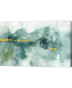 Metaverse Y Greehouse Abstract I Crop Blue By Lisa Audit Canvas Art, 30 X 20