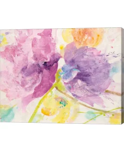 Metaverse Spring Abstracts Florals I By Albena Hristova Canvas Art, 25 X 20