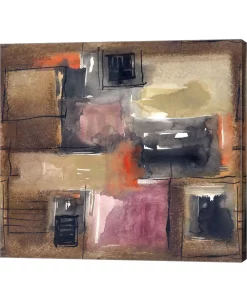 Metaverse Rectangles By Stessi Canvas Art, 26 X 24