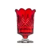 Godinger Dublin Red Hurricane Candle Holder