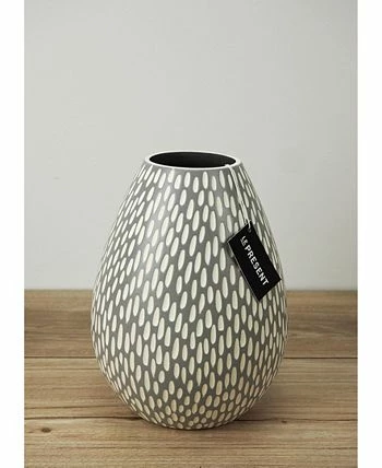 Le Present Drop Wide Ceramic Vase 8.6 - Image 2