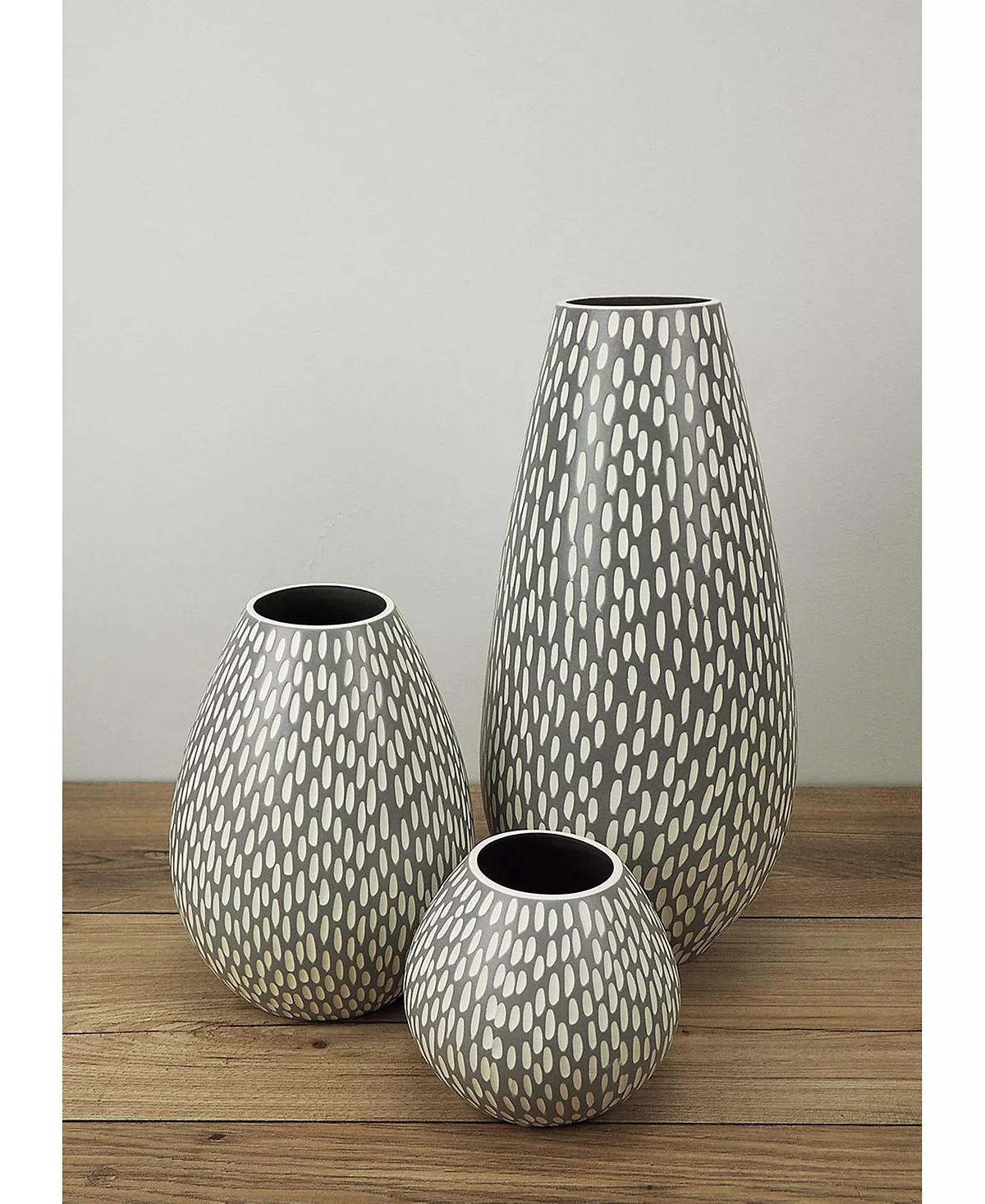 Le Present Drop Wide Ceramic Vase 8.6 - Image 4