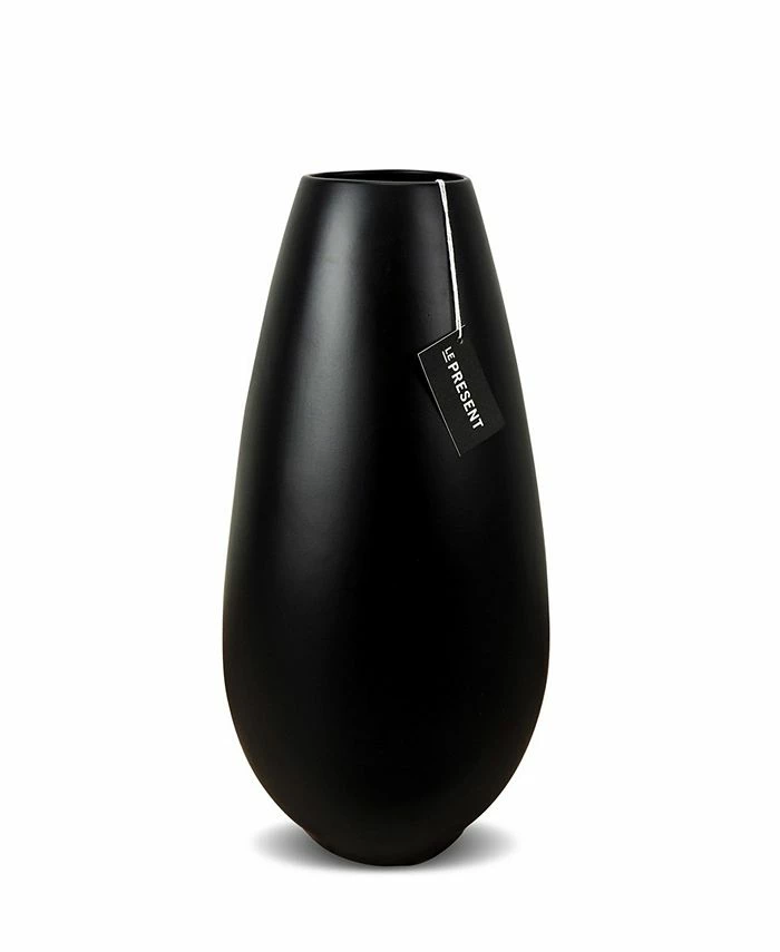 Le Present Drop Wide Ceramic Vase 13.7