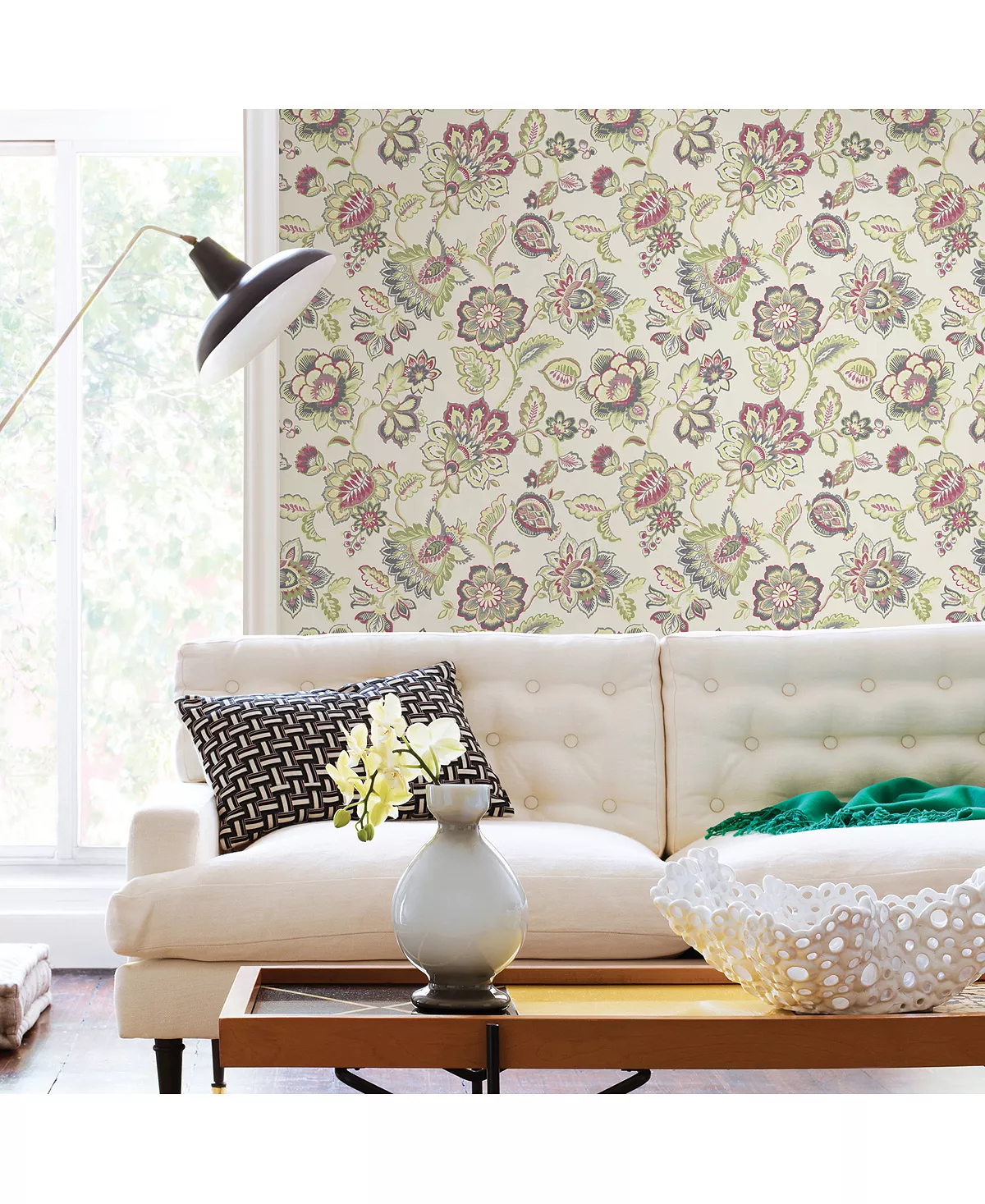 A-Street Prints 27 X 324 Corona Jacobean Wallpaper - Image 2