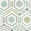 A-Street Prints 20.5 X 396 Borneo Light Geometric Wallpaper