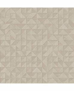 A-Street Prints 20.5 X 396 Gallerie Geometric Wood Wallpaper