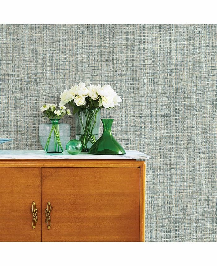 A-Street Prints 20.5 X 396 Rattan Woven Wallpaper