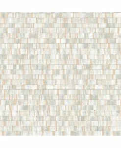 A-Street Prints 20.5 X 396 Dobby Champagne Geometric Wallpaper