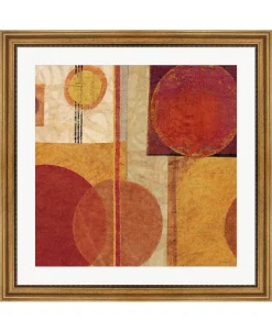 Metaverse Geo Tea I By Sue Schlabach Framed Art, 32 X 32