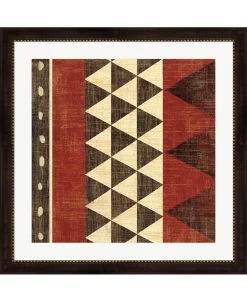 Metaverse Patterns Of The Savanna I By Moira Hershey Framed Art, 32 X 32