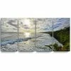 Ready2HangArt Island Escape 4 Piece Wrapped Canvas Coastal Wall Art Set, 24 X 48