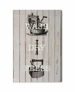 Oliver Gal Laundry Guide Canvas Art Collection