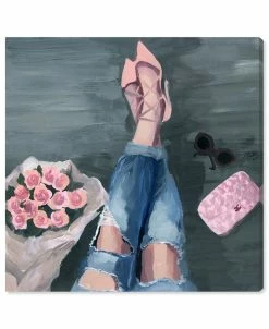 Oliver Gal Waiting For You Canvas Art - 24 X 24 X 1.5