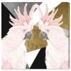 Oliver Gal Cockatoo Deco Canvas Art - 24 X 24 X 1.5