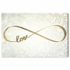Oliver Gal M Infinity Symbol Giclee Art Print On Gallery Wrap Canvas