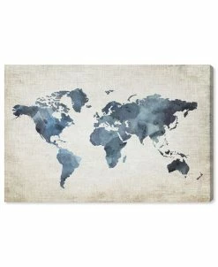 Oliver Gal Mapamundi New Worlds V2 Canvas Art Collection