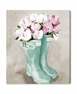 Oliver Gal Tulips In Spring Boots Canvas Art Collection
