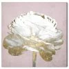 Oliver Gal Blush Gold Luxe Flower Canvas Art - 20 X 20 X 1.5