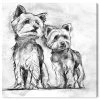Oliver Gal Yorkie Canvas Art - 30 X 30 X 1.5