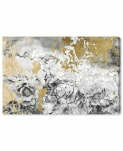 Oliver Gal Abstract Flowers Giclee Art Print On Gallery Wrap Canvas